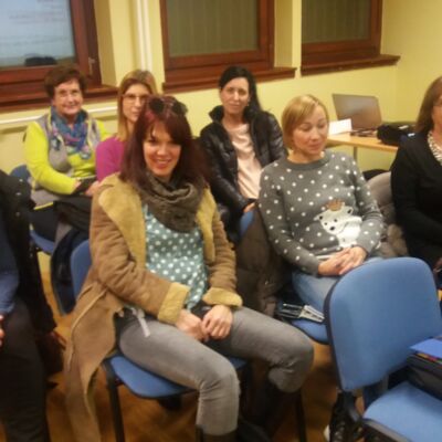 Predavanje v Krajevni skupnosti Dravlje Skupina s predavanja z dne 03.12.2019