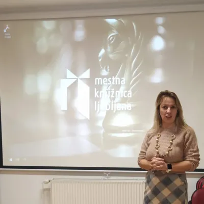 Predavanje v knjižnici na Škofljici